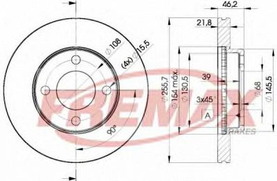 FREMAX bd3633 -  Тормозной диск