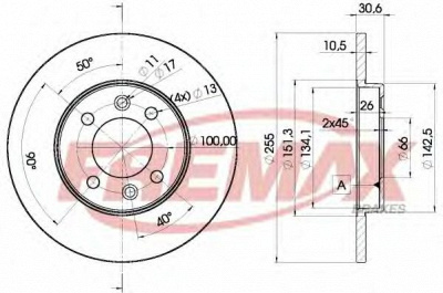 FREMAX bd4192 -  Тормозной диск