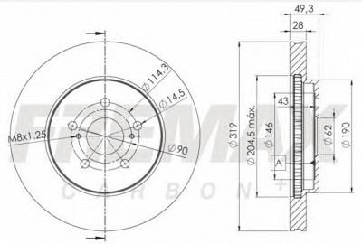 FREMAX bd4400 -  Тормозной диск