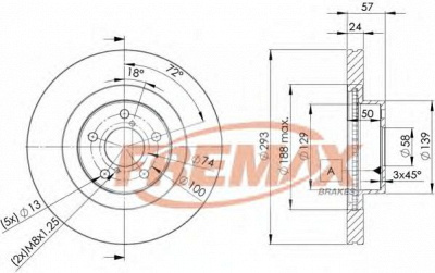 FREMAX bd4702 -  Тормозной диск