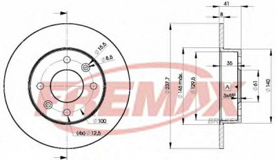 FREMAX bd6947 -  Тормозной диск
