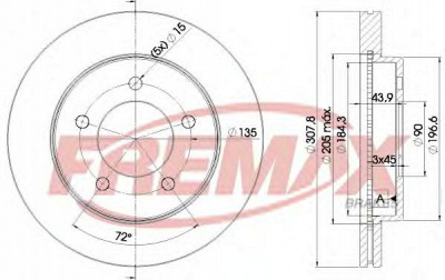 FREMAX bd7726 -  Тормозной диск