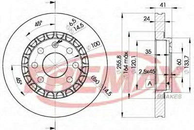 FREMAX bd9042 -  Тормозной диск