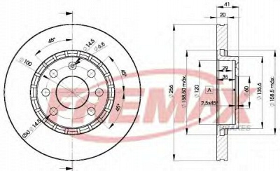 FREMAX bd9046 -  Тормозной диск