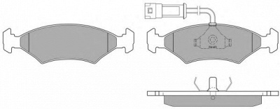 FREMAX fbp035301 -  Комплект тормозных колодок, дисковый тормоз