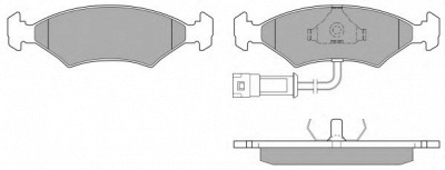 FREMAX fbp0539 -  Комплект тормозных колодок, дисковый тормоз