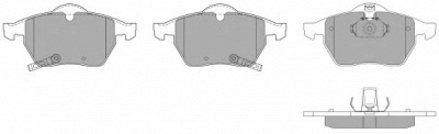 FREMAX fbp099801 -  Комплект тормозных колодок, дисковый тормоз