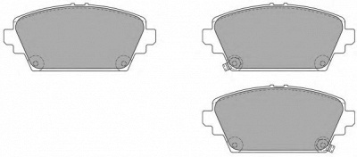 FREMAX fbp1200 -  Комплект тормозных колодок, дисковый тормоз
