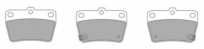 FREMAX fbp1260 -  Комплект тормозных колодок, дисковый тормоз