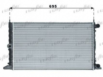 FRIGAIR 01053053 -  Радиатор, охлаждение двигателя