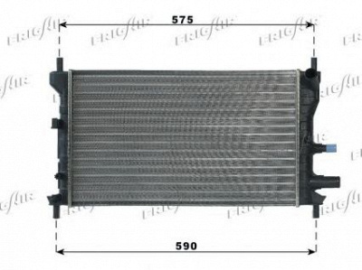 FRIGAIR 01053060 -  Радиатор, охлаждение двигателя