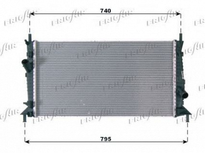 FRIGAIR 01053084 -  Радиатор, охлаждение двигателя