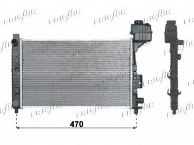 FRIGAIR 01063008 -  Радиатор, охлаждение двигателя
