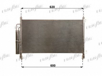 FRIGAIR 08193019 -  Конденсатор, кондиционер