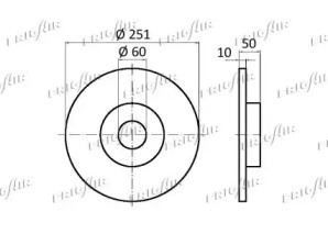 FRIGAIR dc04112 -  Тормозной диск