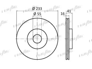 FRIGAIR dc15111 -  Тормозной диск