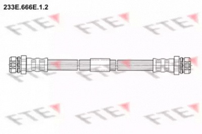 FTE 233e666e12 -  Тормозной шланг