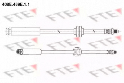 FTE 408e469e11 -  Тормозной шланг
