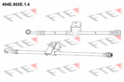 FTE 494e865e14 -  Тормозной шланг