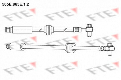 FTE 505e865e12 -  Тормозной шланг