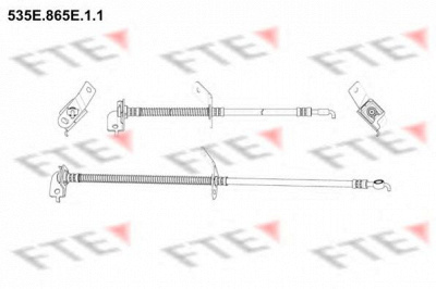 FTE 535e865e11 -  Тормозной шланг