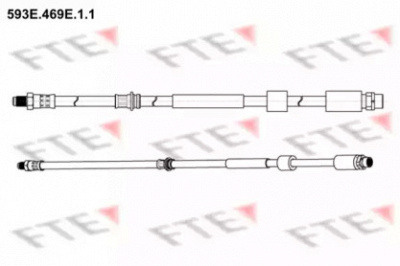 FTE 593e469e11 - Тормозной шланг