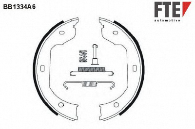FTE bb1334a6 -  Комплект тормозных колодок, стояночная тормозная система