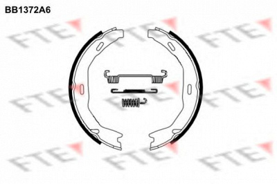 FTE bb1372a6 -  Комплект тормозных колодок, стояночная тормозная система
