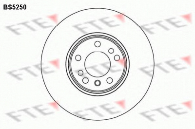 FTE bs5250 -  Тормозной диск