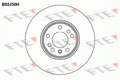 FTE bs5250h -  Тормозной диск