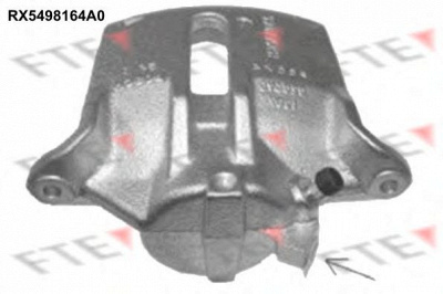 FTE rx5498164a0 -  Тормозной суппорт