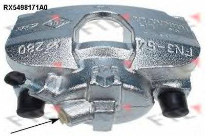 FTE rx5498171a0 -  Тормозной суппорт