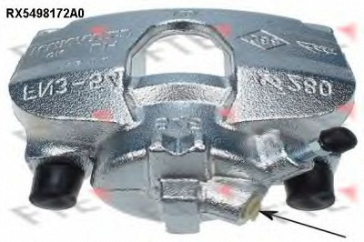 FTE rx5498172a0 -  Тормозной суппорт