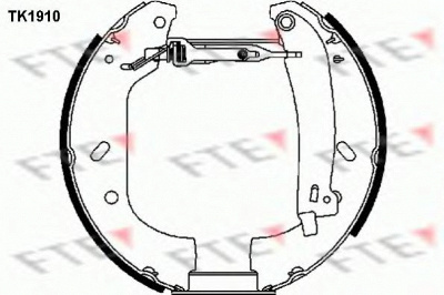 FTE tk1910 -  Комплект тормозных колодок