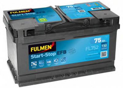 FULMEN fl752 -  Стартерная аккумуляторная батарея