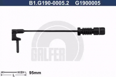 GALFER b1g19000052 -  Сигнализатор, износ тормозных колодок