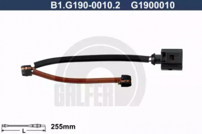 GALFER b1g19000102 -  Сигнализатор, износ тормозных колодок