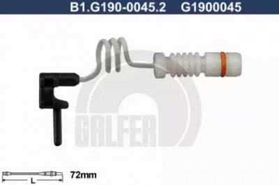 GALFER b1g19000452 -  Сигнализатор, износ тормозных колодок