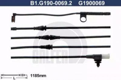 GALFER b1g19000692 -  Сигнализатор, износ тормозных колодок