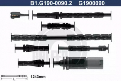 GALFER b1g19000902 -  Сигнализатор, износ тормозных колодок