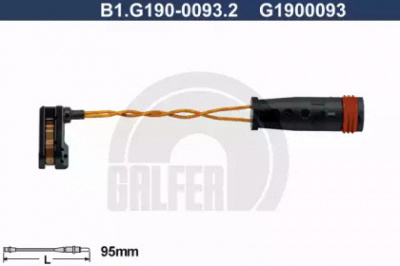 GALFER b1g19000932 -  Сигнализатор, износ тормозных колодок