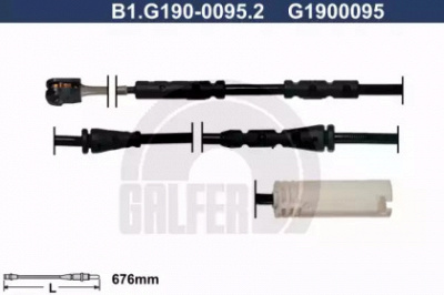 GALFER b1g19000952 -  Сигнализатор, износ тормозных колодок