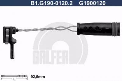 GALFER b1g19001202 -  Сигнализатор, износ тормозных колодок