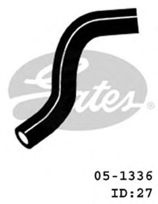 GATES 051336 - Шланг радиатора