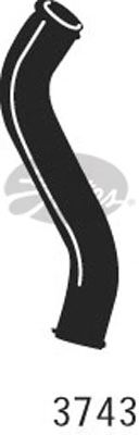 GATES 3743 -  Шланг радиатора