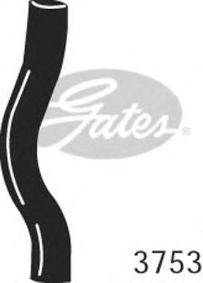 GATES 3753 - Шланг радиатора