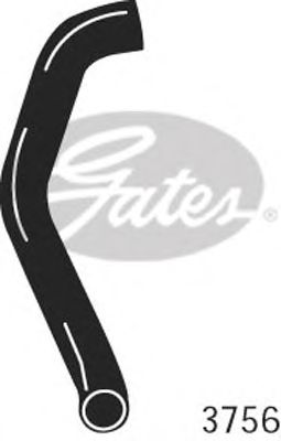 GATES 3756 - Шланг радиатора