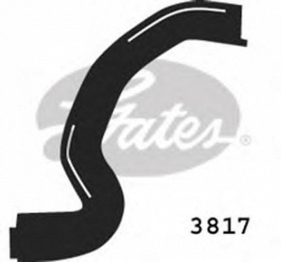 GATES 3817 - Шланг радиатора