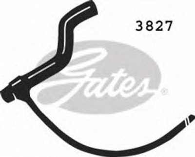 GATES 3827 -  Шланг радиатора