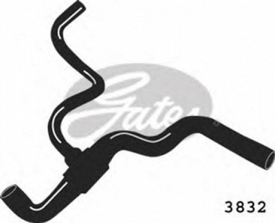 GATES 3832 -  Шланг радиатора